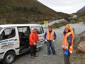 Roadside rubbish cleanup