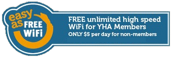 Free WiFi to YHA Members